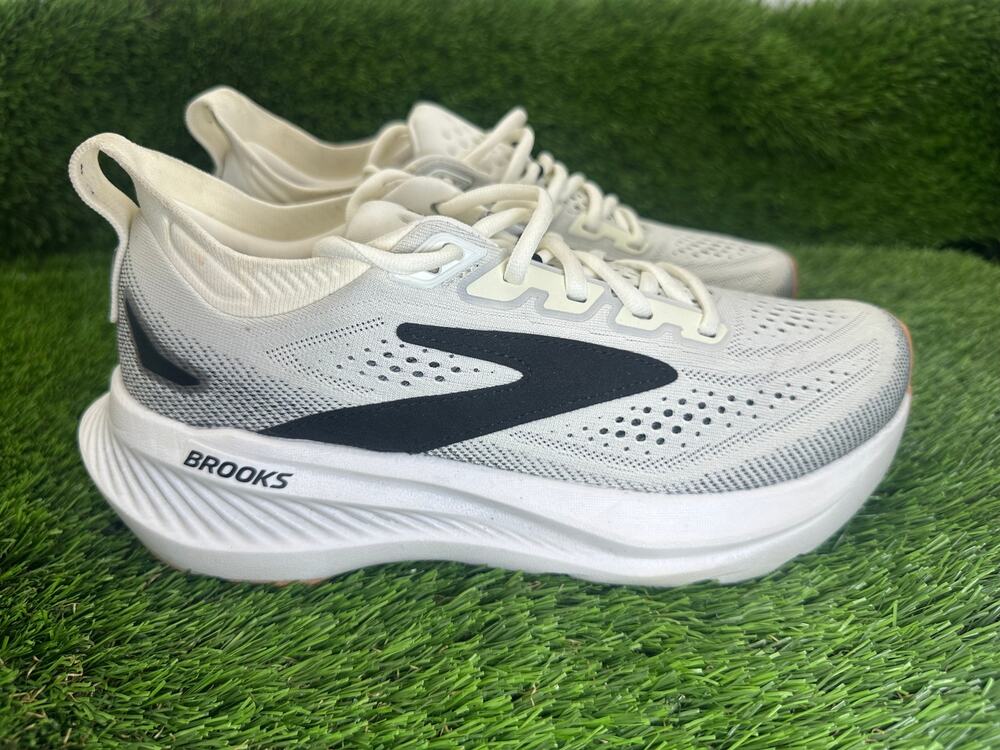 Brooks Glycerin 23 1204651B192 Athletic Sneaker Women's 8.5B White Knit Running